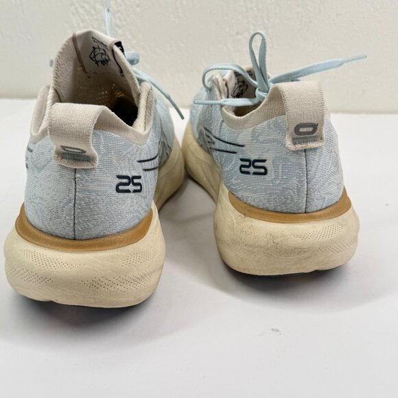 Asics Womens Gel Nimbus 25 Running Shoes Light Blue Mesh Performance Wear Size 8 - Picture 8 of 16